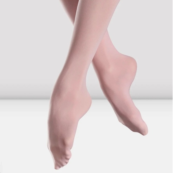 For Kristin: Bloch Endura Footed Tights (1 pair) Women’s Size B Pink New NWT - Picture 2 of 7
